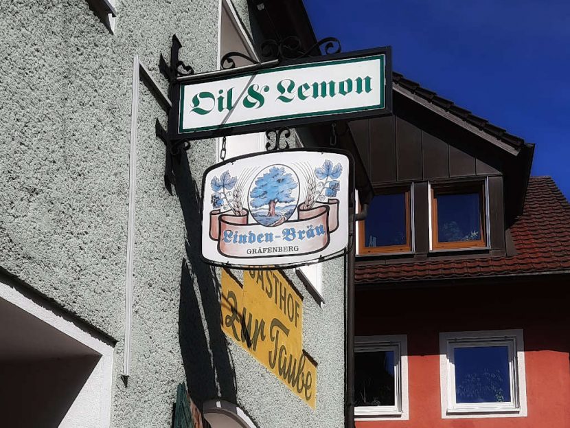 Oil & Lemon auch zur Taube Gräfenberg