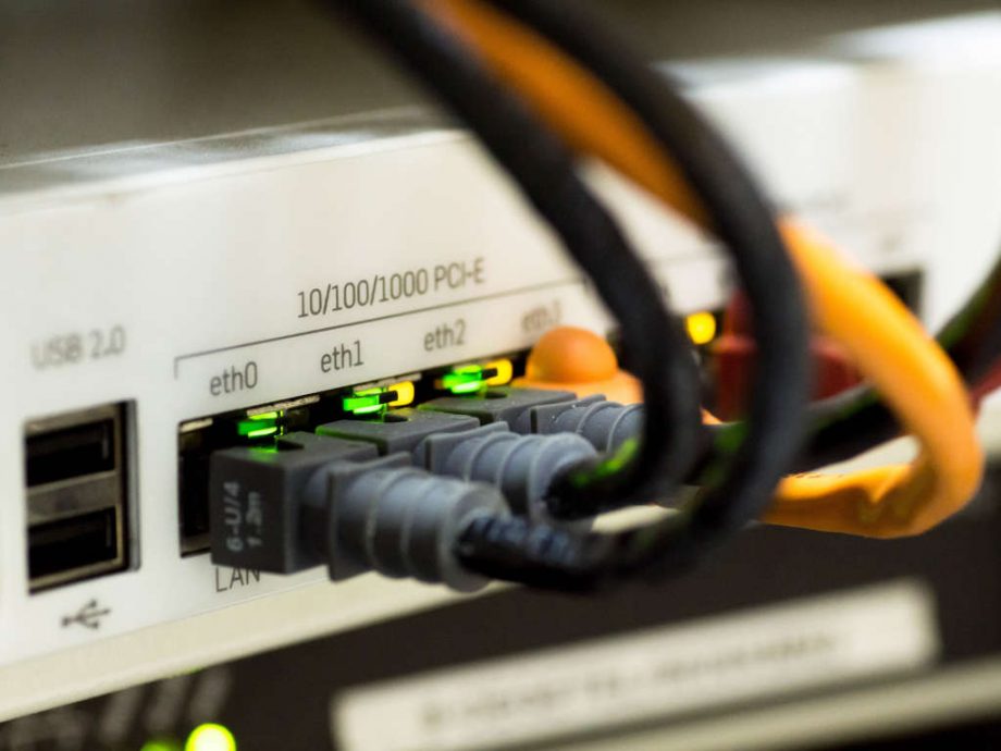 Router Kupferkabel