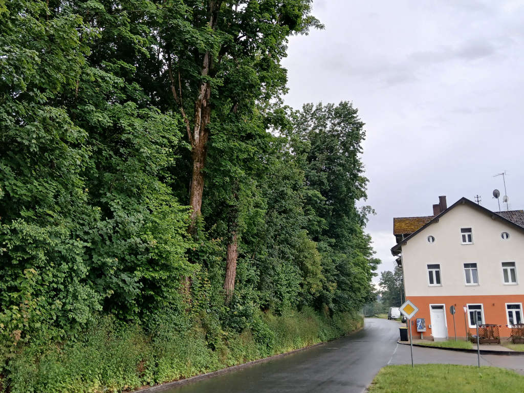 Bahnhofstraße ortsauswärts Gräfenberg