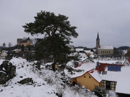 Thuisbrunn im Winter
