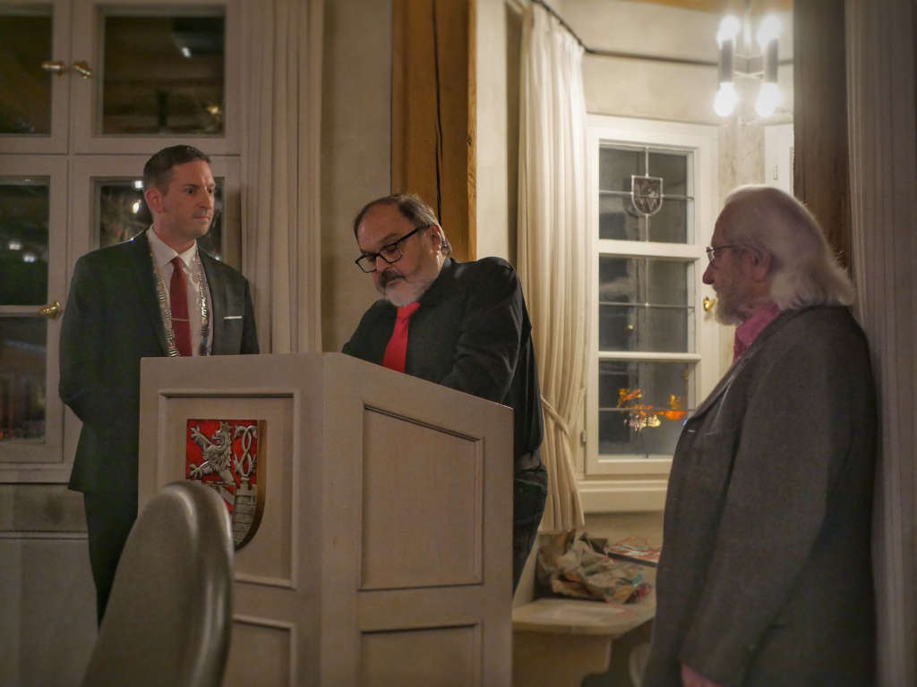 Hans Peter Reck hält Laudatio für Manfred Schwab